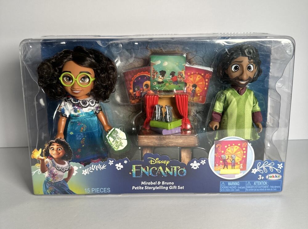 Disney Encanto Mirabel and Bruno Dolls Petite Storytelling Gift Set Figures NEW